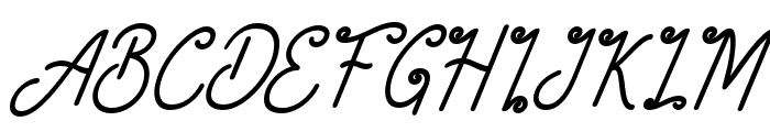 Bagman Italic Font UPPERCASE