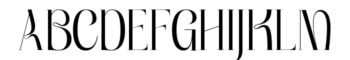 Bagnolia Regular Font UPPERCASE