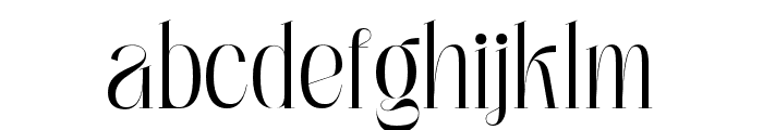Bagnolia Regular Font LOWERCASE