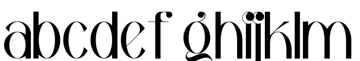 Bagola Font LOWERCASE
