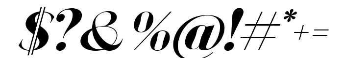 Bagoni Type Italic Italic Font OTHER CHARS