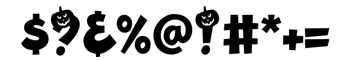 Bagonk-Helloween Font OTHER CHARS