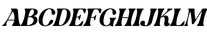 Bagrile Italic Font UPPERCASE