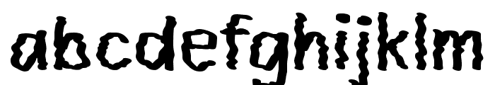 Bagudung-Regular Font LOWERCASE