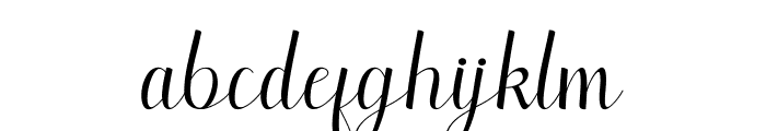 Bahagia script Font LOWERCASE