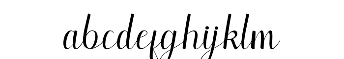 Bahagiascript Font LOWERCASE