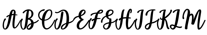 BahamaScript Font UPPERCASE