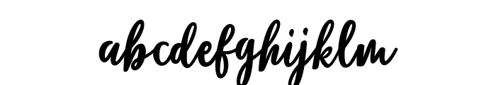 BahamaScript Font LOWERCASE