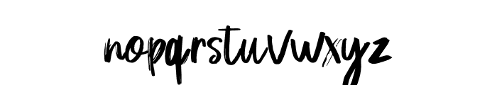 BahamasHandwritten-Regular Font LOWERCASE