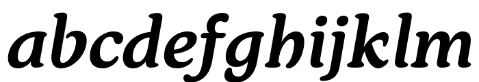 Bahar-BoldItalic Font LOWERCASE
