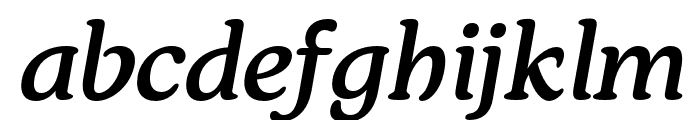 Bahar-MediumItalic Font LOWERCASE