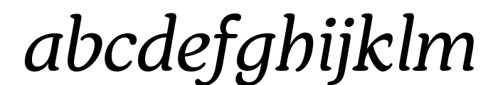 Bahar-RegularItalic Font LOWERCASE