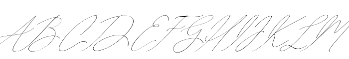BahiytsahScript-Italic Font UPPERCASE