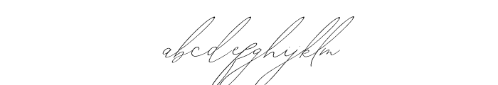 BahiytsahScript-Italic Font LOWERCASE