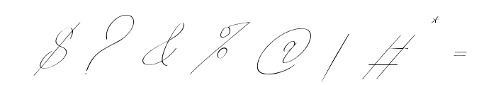 BahiytsahSlant1-Italic Font OTHER CHARS