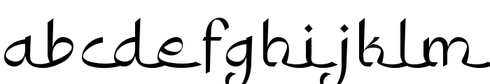 Bahlull Regular Font LOWERCASE