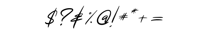 Bahttra_Signature Font OTHER CHARS