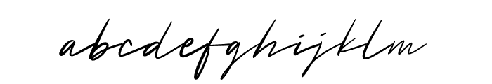 Bahttra_Signature Font LOWERCASE