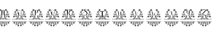 Bailey Monogram Regular Font LOWERCASE