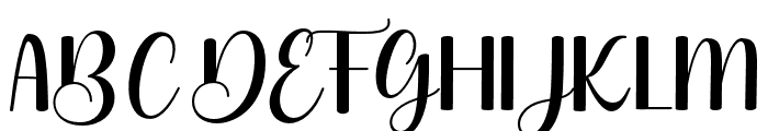 BaileyCaithlyn-Regular Font UPPERCASE