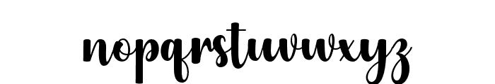 BaileyCaithlyn-Regular Font LOWERCASE