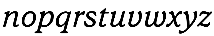 BaileyHouse Italic Font LOWERCASE