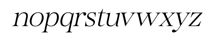 Bailsun Serif ExtLt Ita Font LOWERCASE