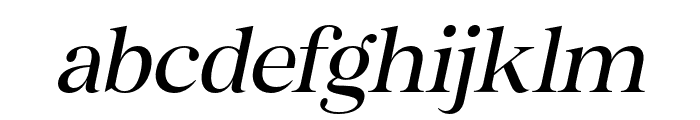 Bailsun Serif Italic Font LOWERCASE