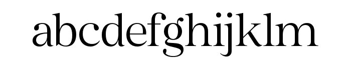 Bailsun Serif Light Font LOWERCASE