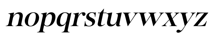 Bailsun Serif Medium Italic Font LOWERCASE