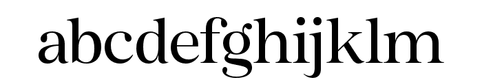 Bailsun Serif Regular Font LOWERCASE