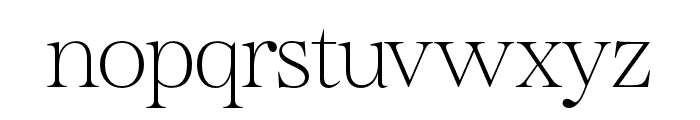 Bailsun Serif Thin Font LOWERCASE