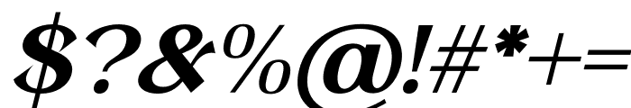 Bainley Italic Font OTHER CHARS