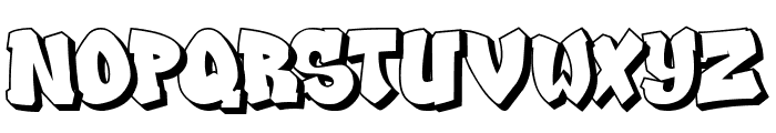 Bajigoer Street - Shadow Font UPPERCASE