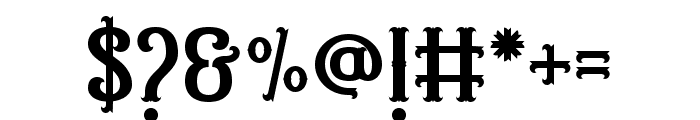 Bakic Shomeryg Regular Font OTHER CHARS