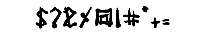 Bakugi-Regular Font OTHER CHARS