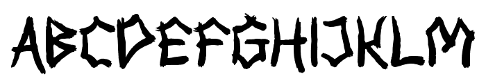Bakugi-Regular Font UPPERCASE