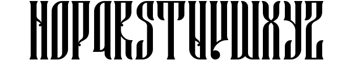 Balalaika Font UPPERCASE