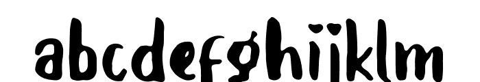 Balalak Font LOWERCASE