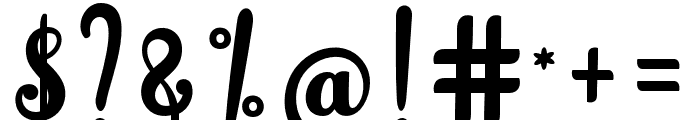 BalbaraScript Font OTHER CHARS