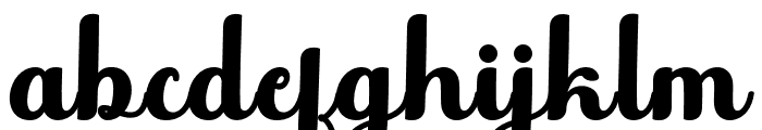 BalbaraScript Font LOWERCASE