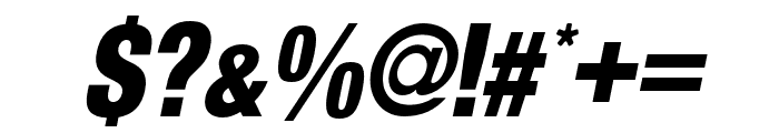 Balbek-Oblique Font OTHER CHARS