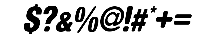 Balbek Soft Oblique Font OTHER CHARS