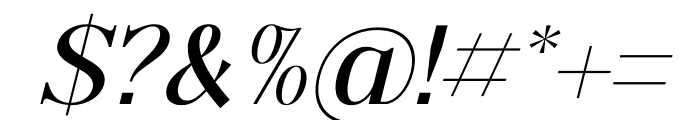 Balechin Royalo Italic Font OTHER CHARS