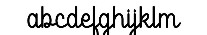 Baleda Font LOWERCASE