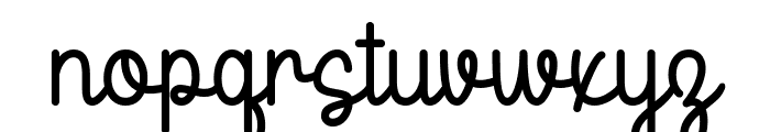 Baleda Font LOWERCASE