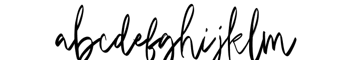 BalemySignature-Regular Font LOWERCASE