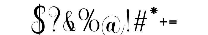 Balenta-Regular Font OTHER CHARS
