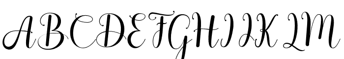 Balenta-Regular Font UPPERCASE