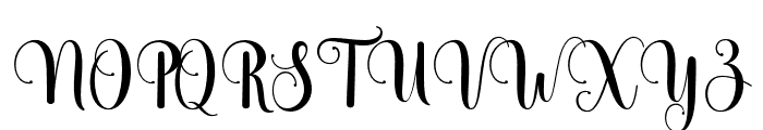 Balentia-Regular Font UPPERCASE